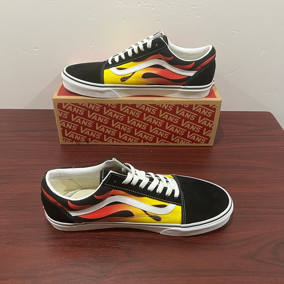Vans, Old Skool, VN0A38G1PHN, Flames - Picture 10 of 12